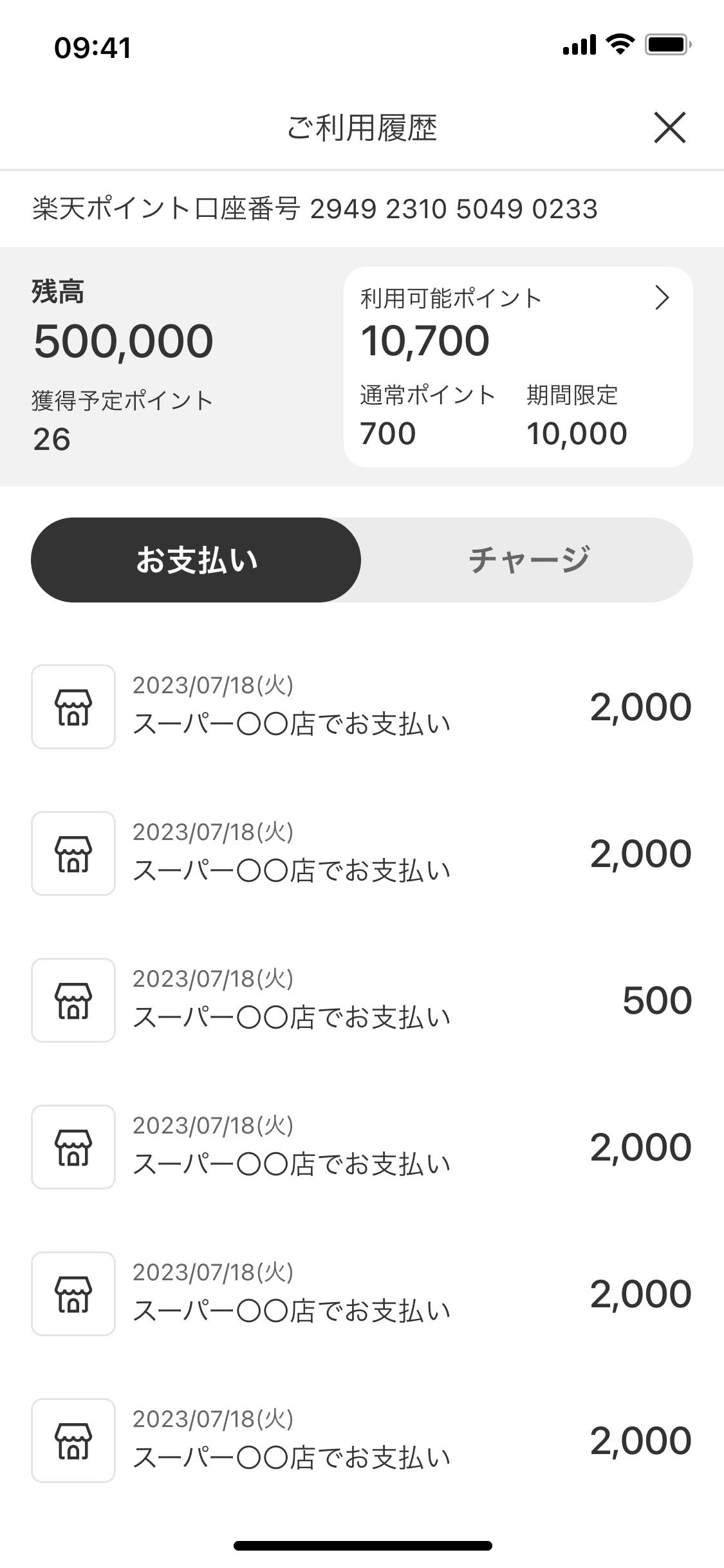 Project 02 payment screen design